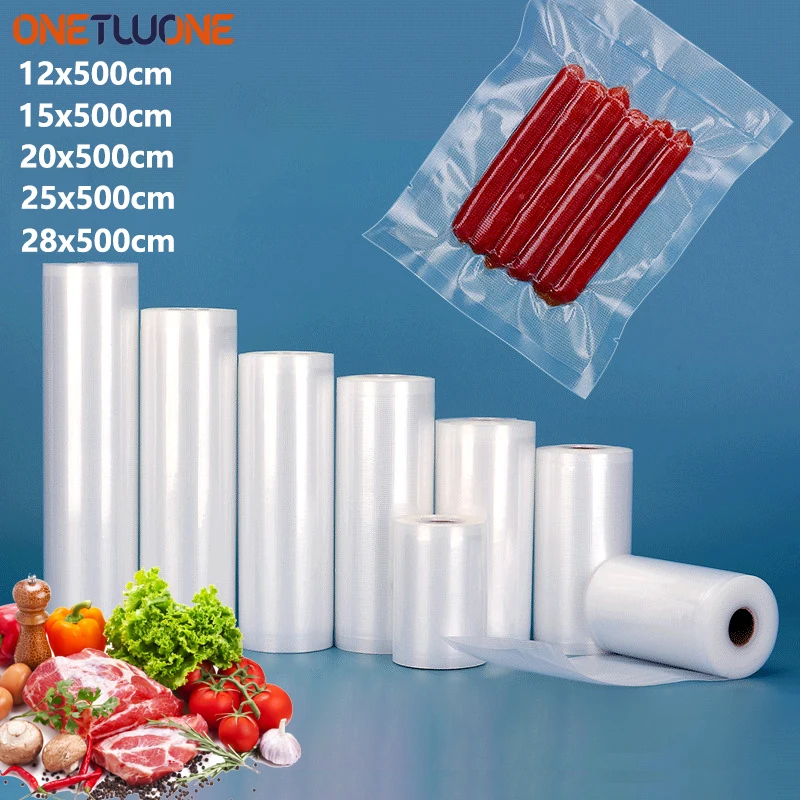 Kitchen Vacuum Sealer Bag Transparent Food Packaging Bag Fresh-keeping Food Storage Bag Compression Steaming Cooking Plastic Bag