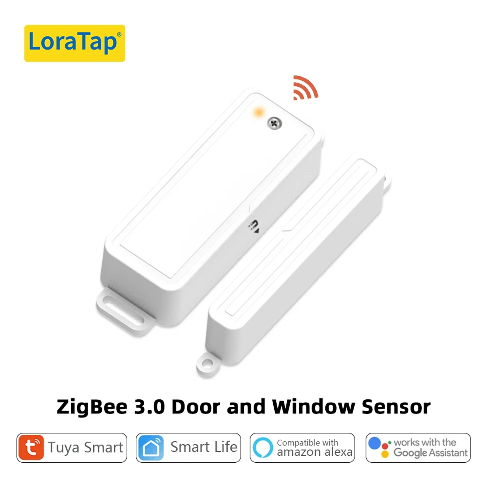 Tuya Smart Life ZigBee 3.0 Door and Window Sensor Door Open / Closed Detectors WiFi App Notification Alert Security Alarm