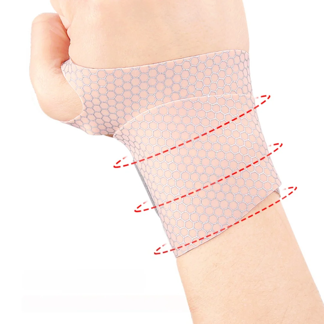 1pcs Adjustable Ultra Thin Wrist Brace Wrist Support Compression Wrist Strap Wrist Guard Protection Sports Wristband for Fitness