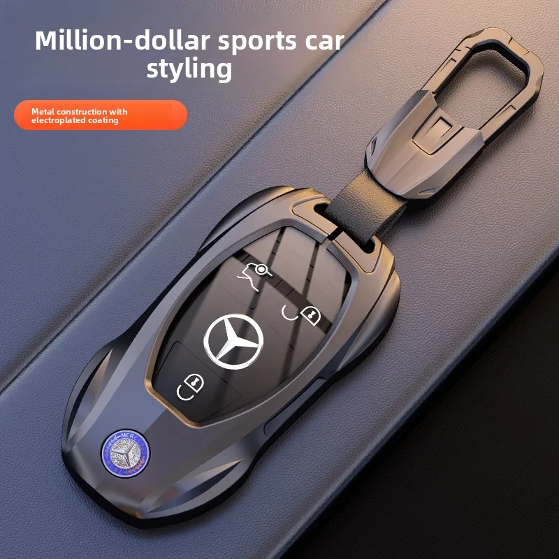 Mercedes Benz E300L Keycase C260L Car A200L Male C200L Female GLC GLA GLB220 Buckle GLE350 Shell