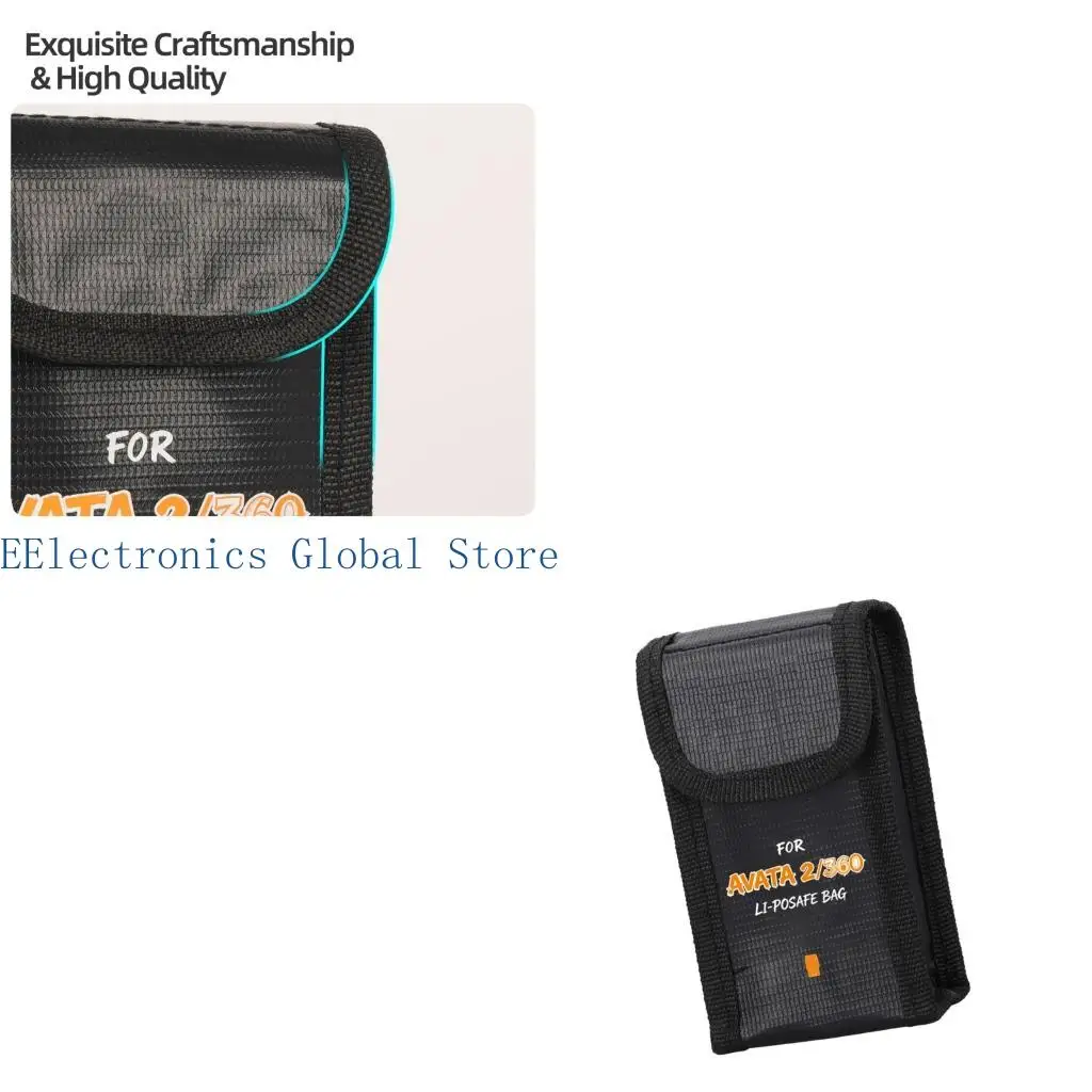 462B Compactly Shockproof Battery Holder For AVATA 2/360 Secure Storage Box Quick Release Design for Home Travel