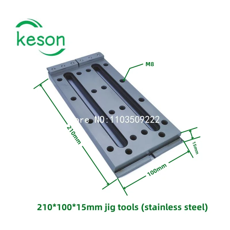 

WEDM Jig Tools wire cutting pallet Z024 stainless steel fixture 210 * 100 * 15mm