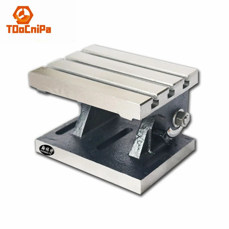 90Degree Worktable Adjustable Angle Inclined Worktable CNC Machining Milling Machine Drilling Machine Precision Tooling