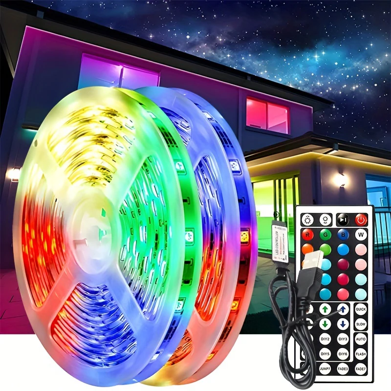 

Bluetooth LED Strip Light 44keys Remote Tape for Room Decoration TV Backlight 3535 Lamp for Christmas Gifts 1M 2M 3M 4M 5M 10M