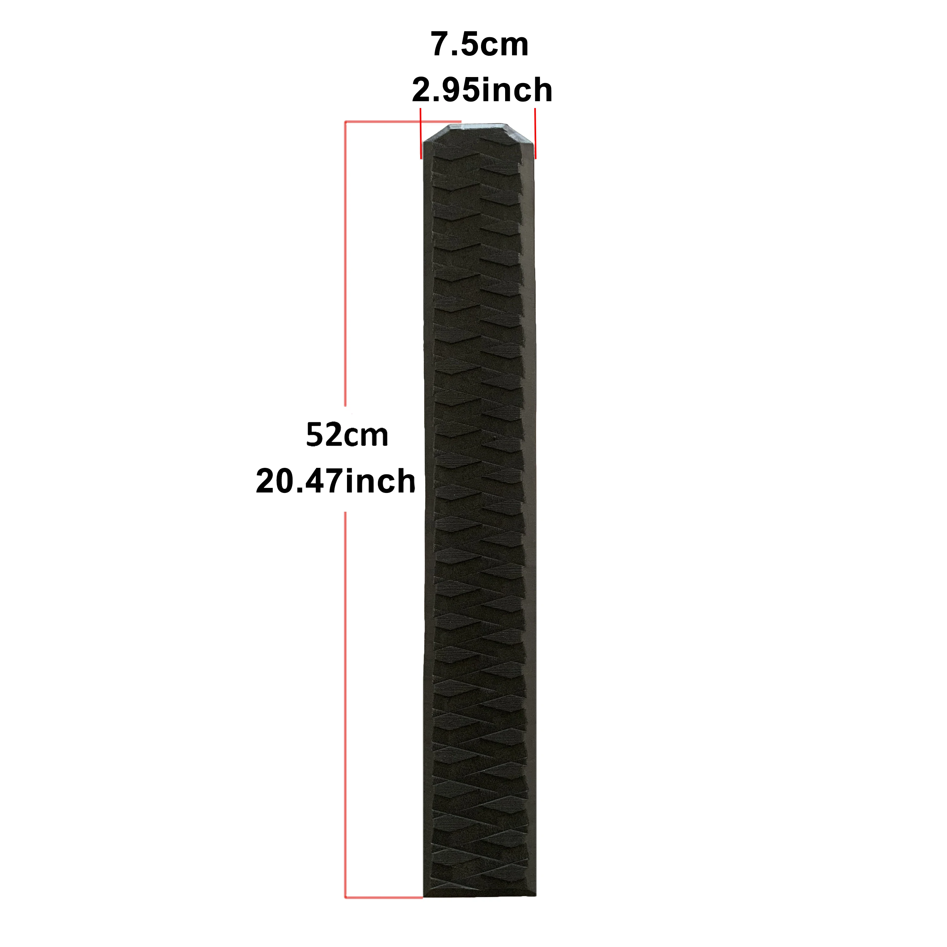 3/4/7 Pieces Surfboard EVA Deck Pads Skimboard Traction Pad Stomp Pad Skimboard Grip Anti-Slip with 3M Adhesive