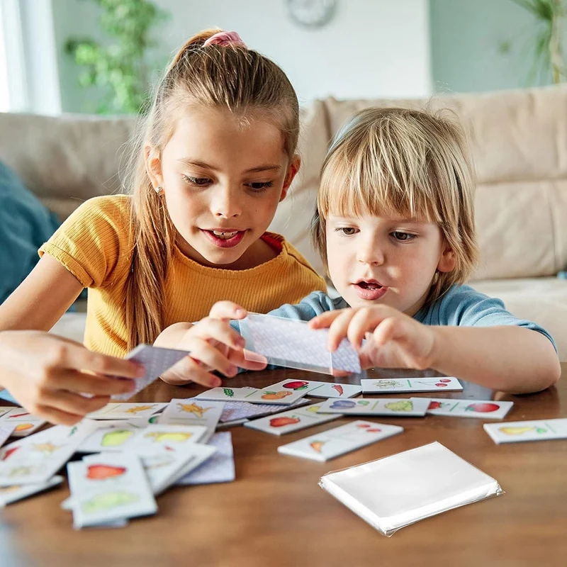 Manicotti per carte da 3000 pezzi per carte collezionabili protezioni trasparenti in plastica trasparente per carte da Baseball carte sportive carte da gioco