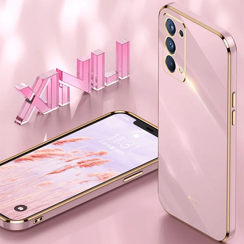 Phone Case For Samsung A50S A10 A01 A02 A20S A02S A10S A30 A50 A30S M30S Casing Plating Soft Silicone Shockproof Back Cover