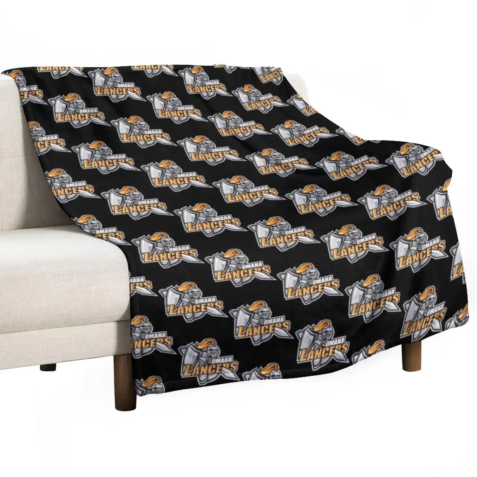 Omaha Lancers Throw Blanket Loose Single Thin Blankets