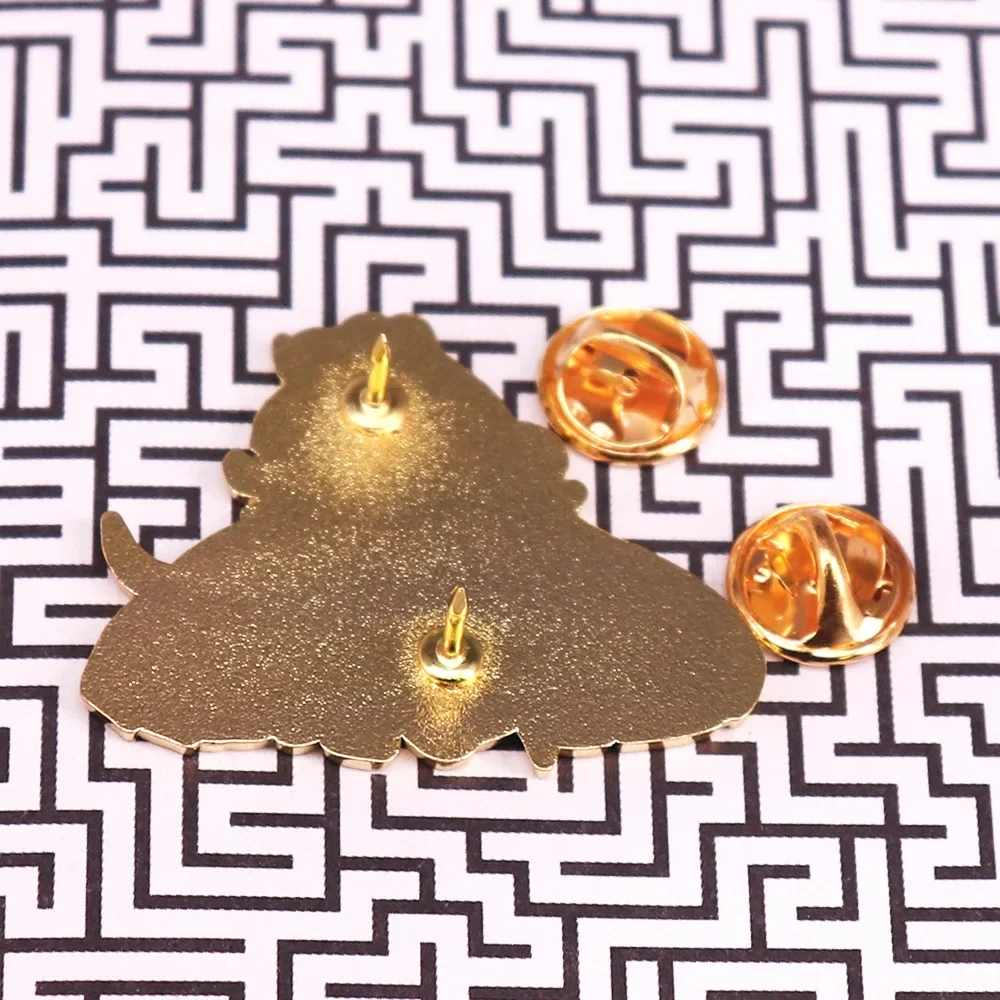 أنيق وروح الدعابة الحيوان المينا بروش أنيمي لطيف دورماوس إبريق الشاي سبيكة شارة التلبيب على ظهره زينت دبابيس ميدالية هدية #2