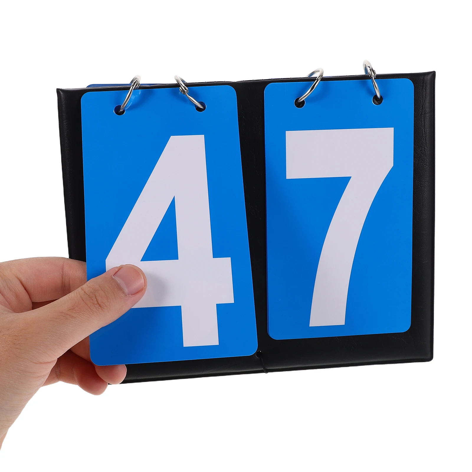 

2pcs Basketball Flip Scoreboard Dual-Sided Durable Portable Match Score Keeper for Outdoor Sports Lightweight for School