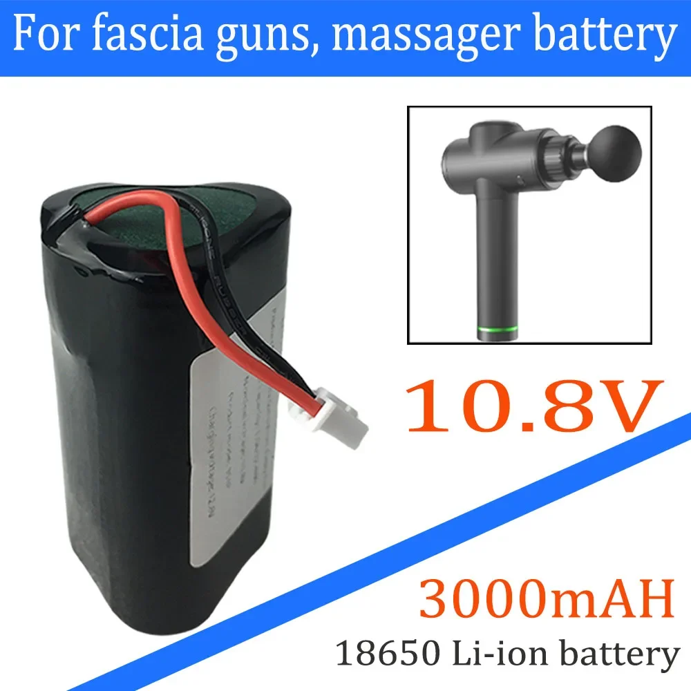 

10.8V 3000mAh Rechargeable Lithium Battery Pack Suitable For Fascia Guns, Massager Special Tool Batteries