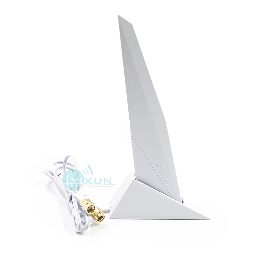 Dual Band WiFi Antenna 2.4GHz 5GHz RP-SMA Magnetic Base Adapter Antenna For ASUS Z390 Z490 X570 Motherboard 2T2R Router