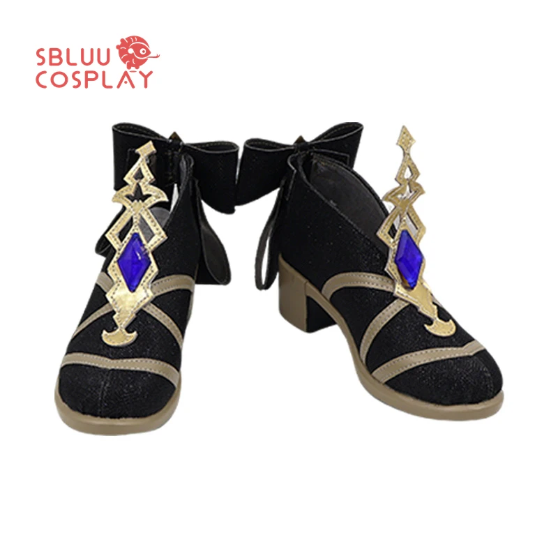 أحذية SBluuCosplay Game Genshin Impact Navia التأثيرية لحفلات الهالوين مصنوعة حسب الطلب