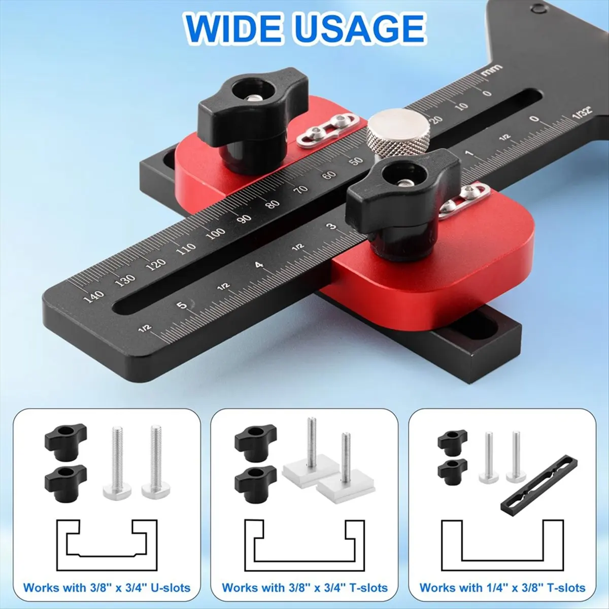 Best of 2026 3-Pulleys Thin Rip Jig, Thin Rip Table Saw Jig Table Saw Jig Guide Woodworking Tools Fast Thin Ripping Guide