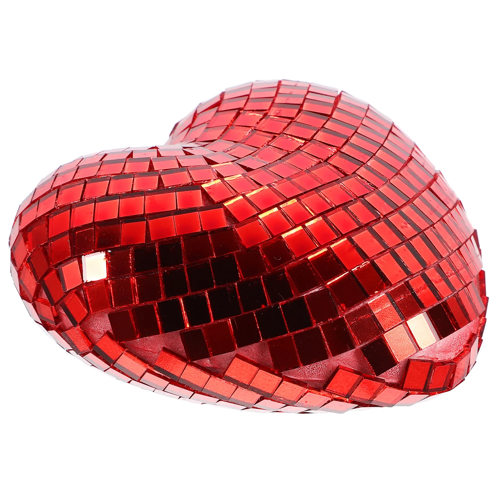 

Mirror Surface Heart Disco Ball Hanging Glass Decorative Ball for Party Wedding Birthday Bar Ceiling Decoration Ktv