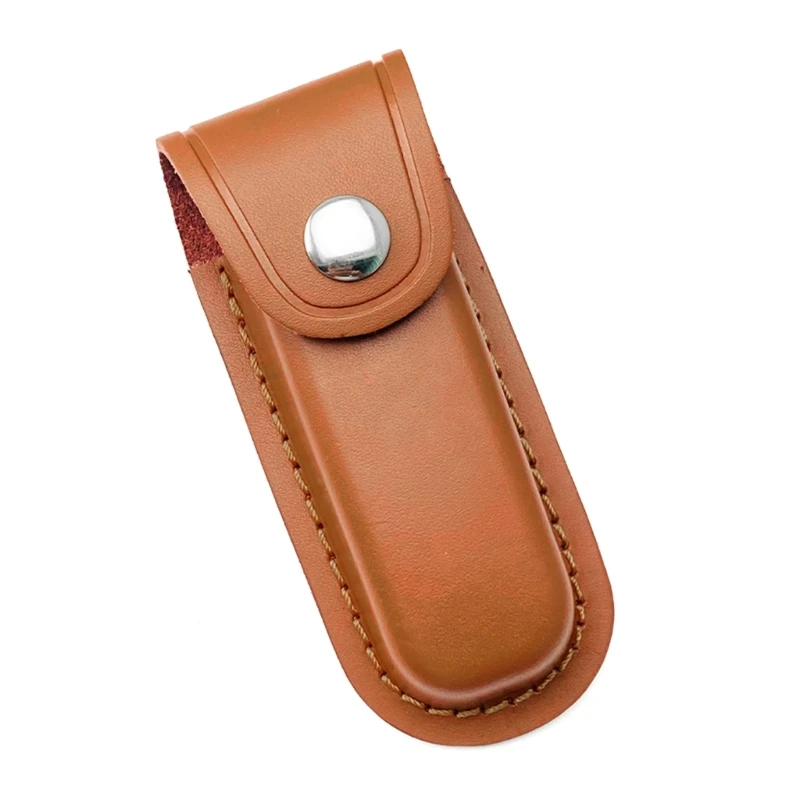 Leathers Knife Pouches Handmade Knife Holsters Belt Loop Case Holder Bag Folding Knife Sheath for Cutting Tool Carriers