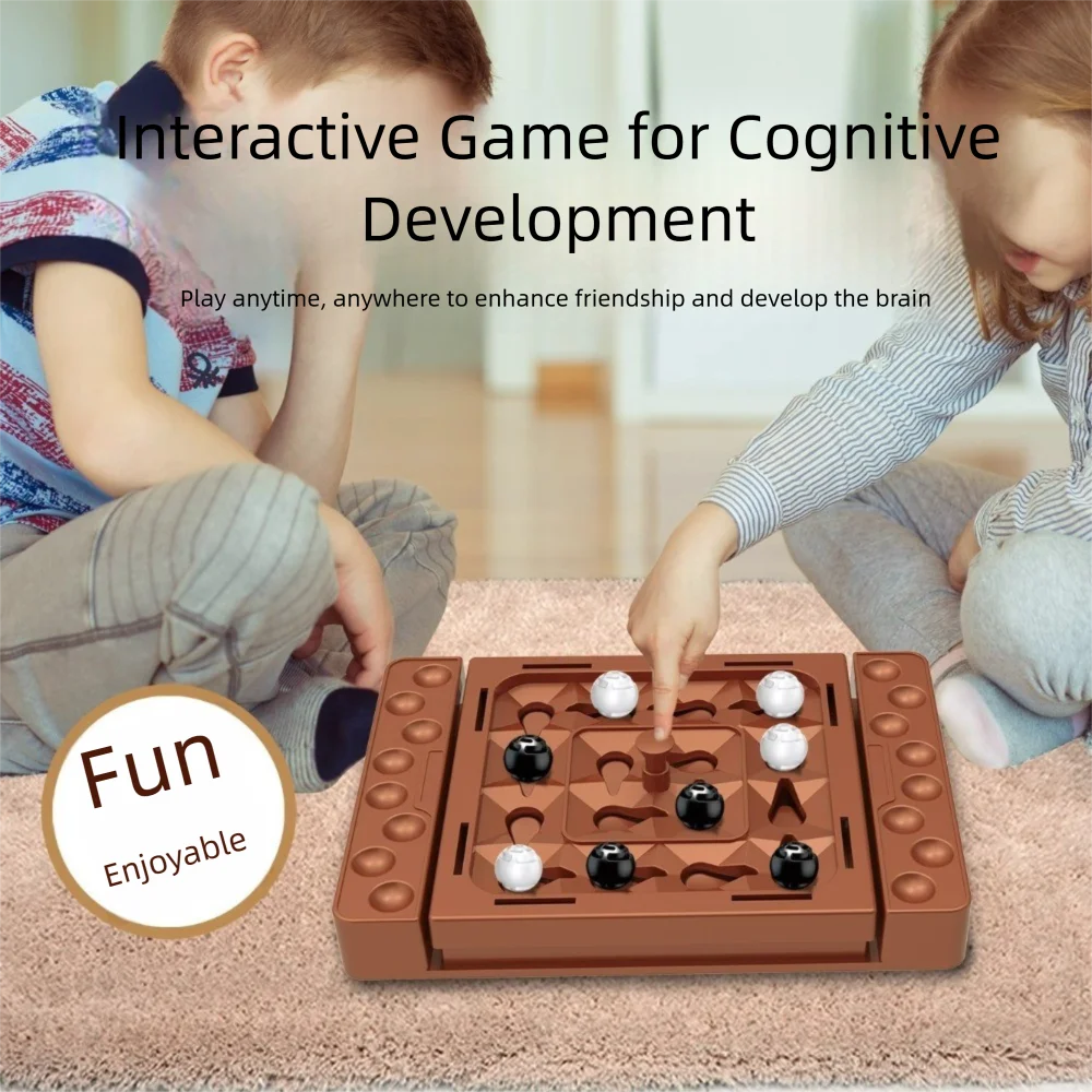 

Интерактивные сенсорные флип, черно-белые шахматы, мышление, разумная игрушка, интеллектуальные настольные игры, забавные игры с шахматными треками