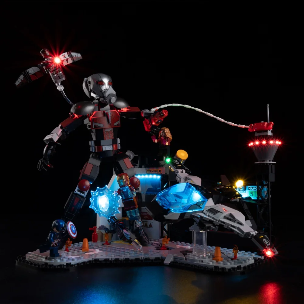 

Набор освещения для LEGO Капитан Америка Гражданская война Боевая радиоуправляемая версия не включает строительный блок (только комплект светодиодных фонарей)