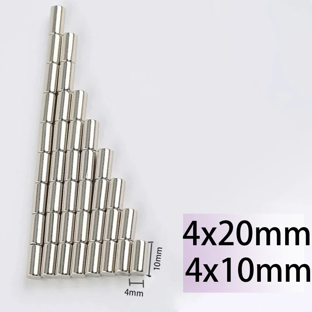 N40 4x10 4x20 Magnet Superpowe  Neodymium 4x10 Magnets 4x20 Search Magnetic Fridge DIY Crafts Aimant Strong Plate wholesale