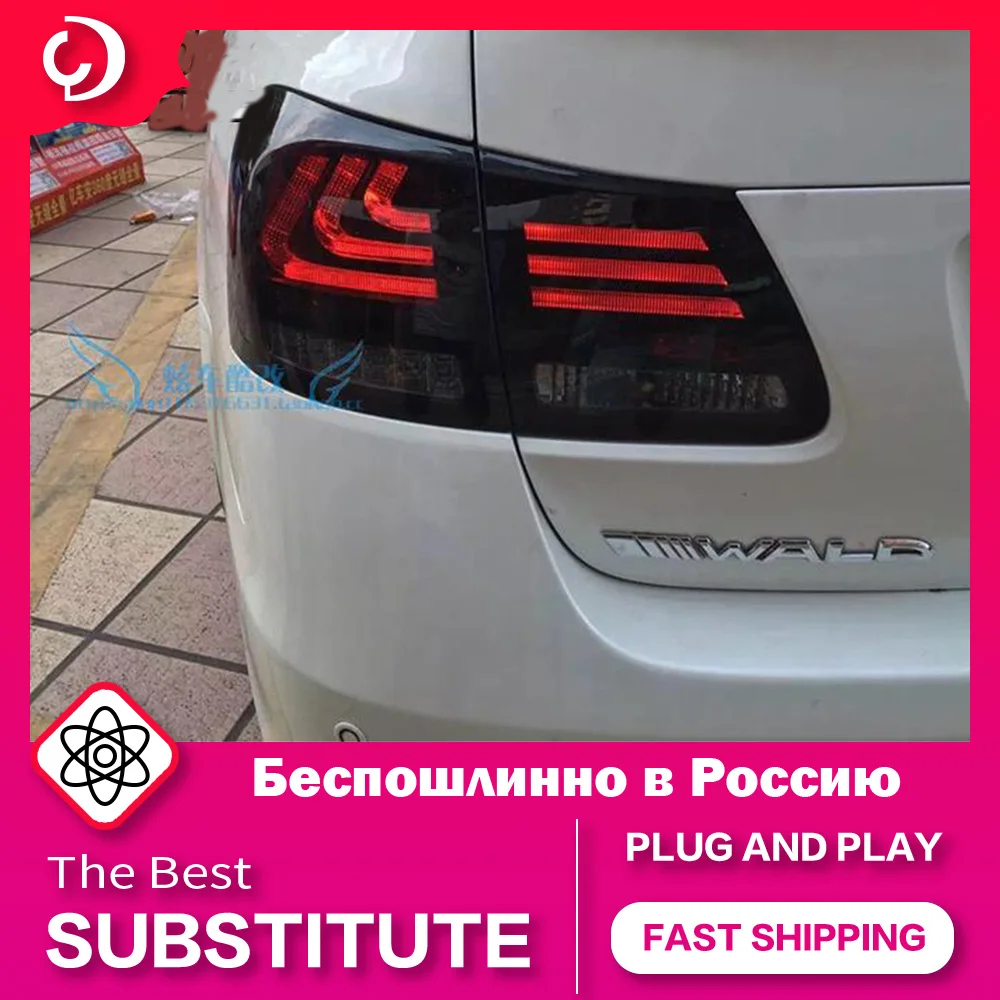 AKD Car Styling Taillights for Lexus GS350 2006-2010 GS300 GS430 LED Tail Light DRL Tail Lamp Turn Signal Rear Reverse Brake