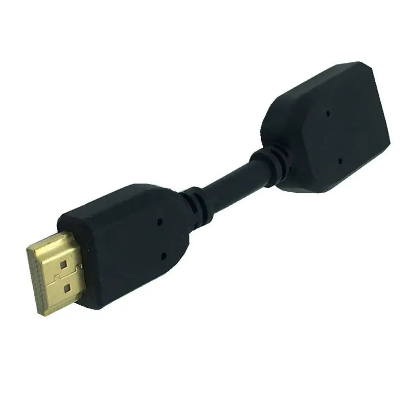 Cabo de extensão compatível com hdmi hdmi, macho para fêmea, linha curta, 10cm, hdmi, macho para fêmea, ônibus