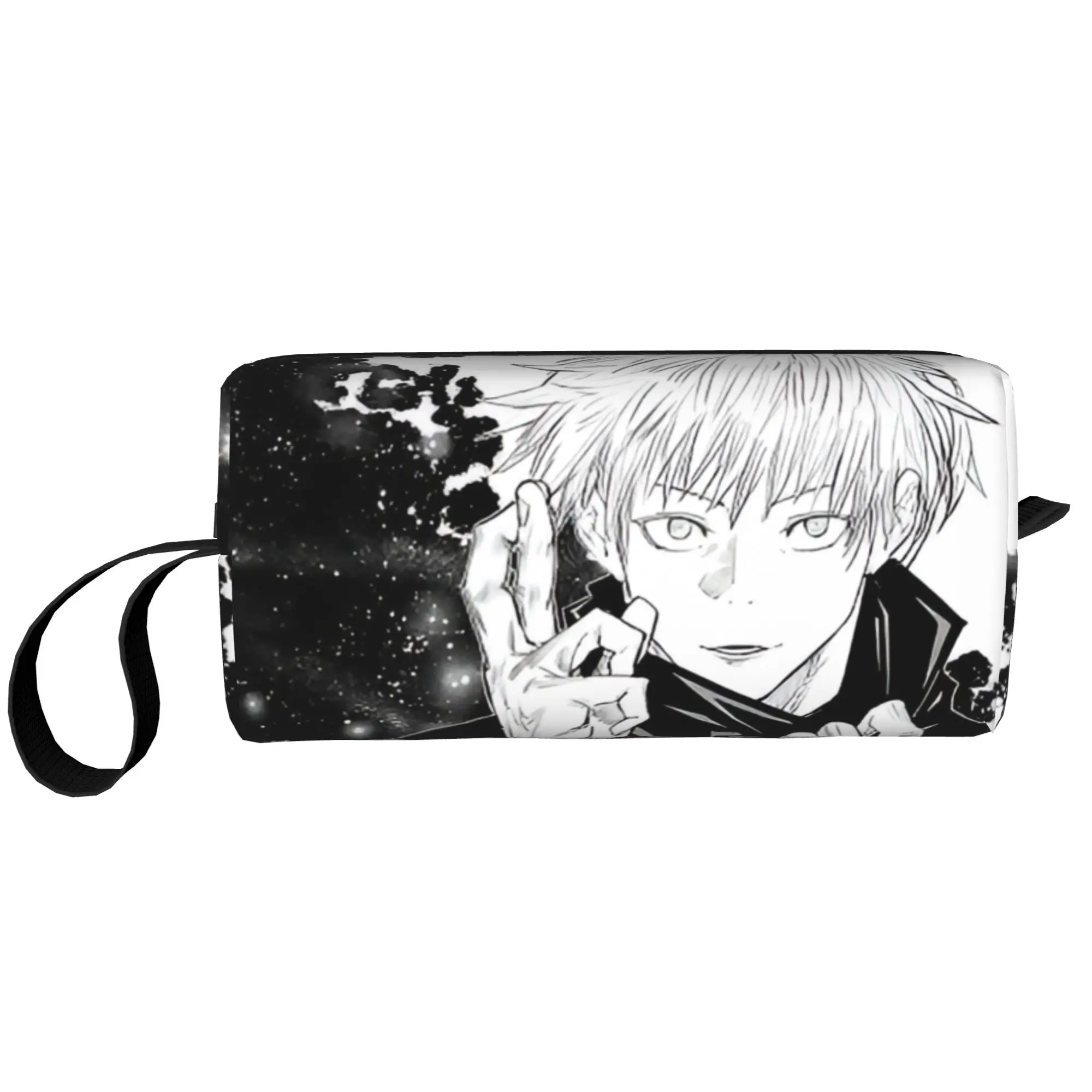 

Custom Fashion J-Jujutsus K-Kaisens Travel Toiletry Bag Women Classic Movie Cosmetic Makeup Organizer Beauty Storage Dopp Kit