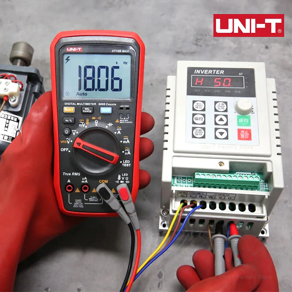 UNI-T مقياس متعدد رقمي UT61E UT58A UT58B UT58C UT58D UT58E UT15B UT17B UT18B ماكس المهنية الفولتميتر مقياس التيار الكهربائي