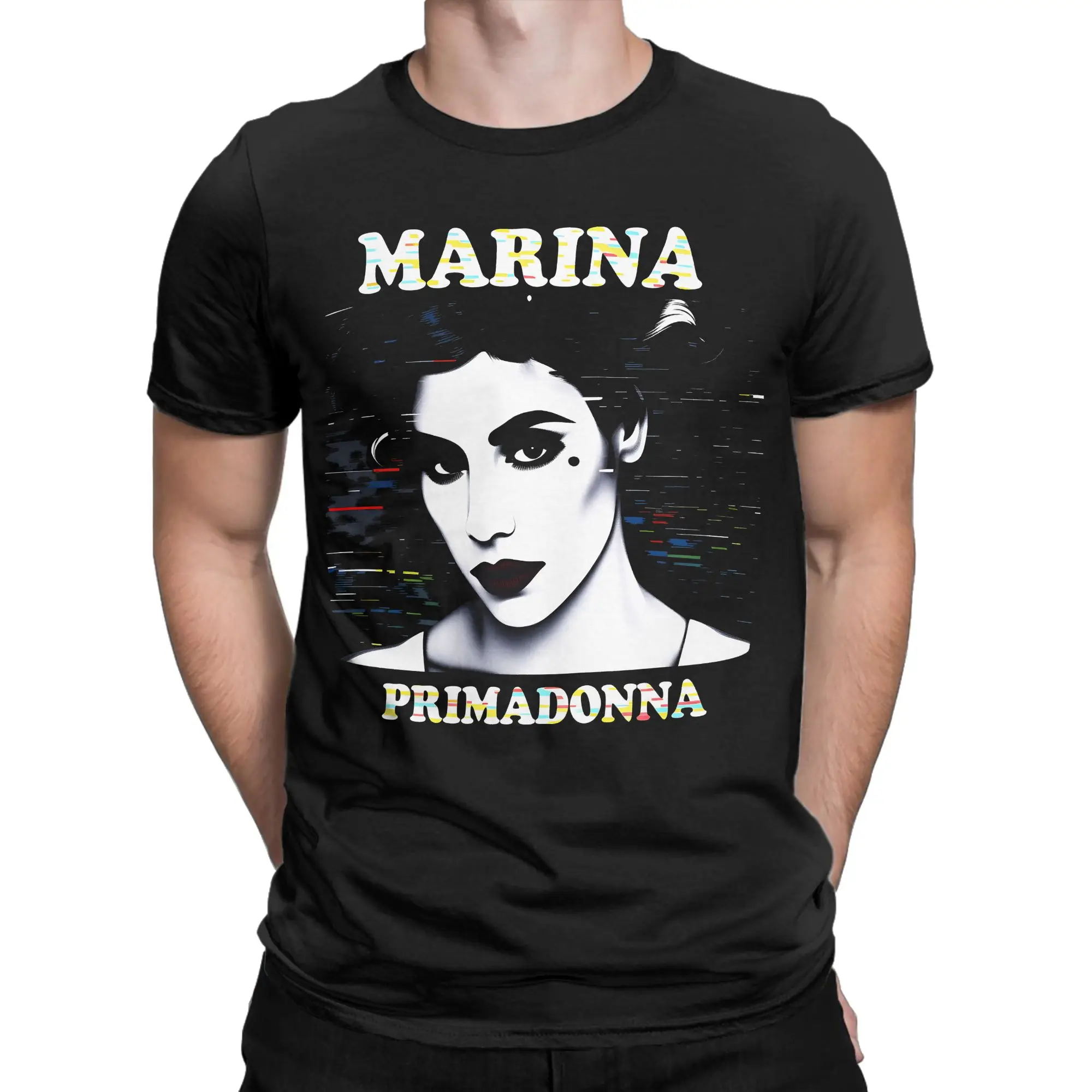 Men's Marina And The Diamonds Primadonna T Shirt  Pure Cotton Clothes Vintage Short Sleeve O Neck Tee Shirt New Arrival T-Shirts