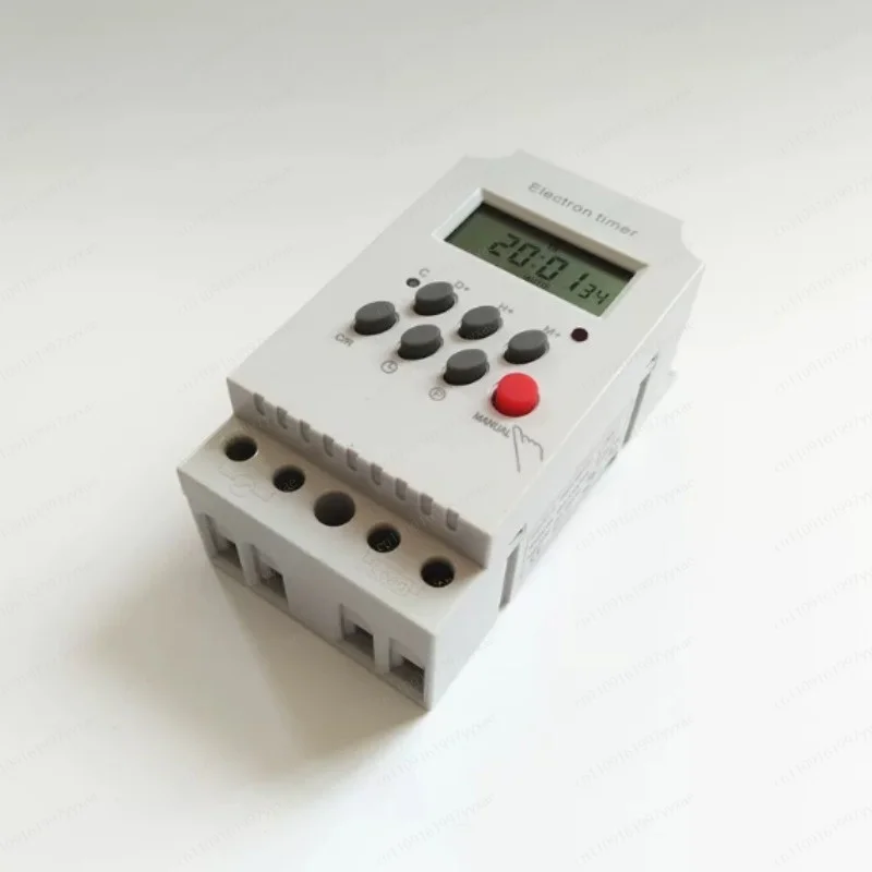KG316T-II Microcomputer Time Control Switch 25A 220V Digital Programmable Timer Switch Automatic On Off Time Controller