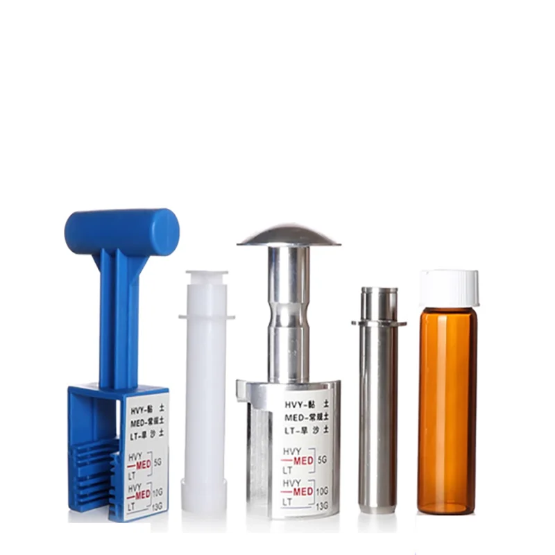 

Non-disturbing soil sampler stainless steel sampling tube plastic collection handle organic compound sampling barrel