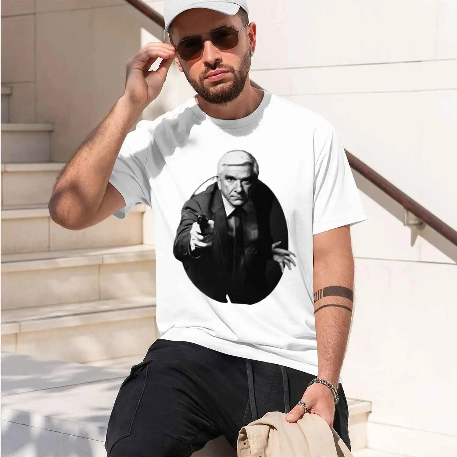 Ne Keepsake Leslie Nielsen Awesome For Fan T-Shirt animal prinfor quk-ying mens t shirt 2026 New Model Short-sleeve crewneck T-S