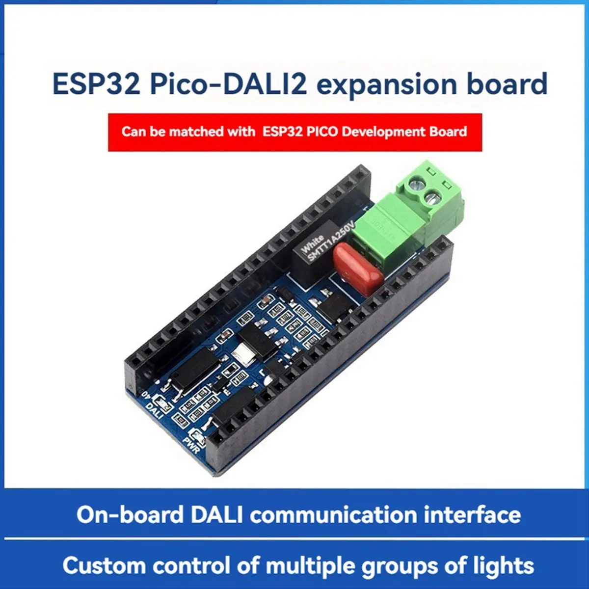 A003  -DALI2 Expansion Board Onboard Communication Interface for Development Board