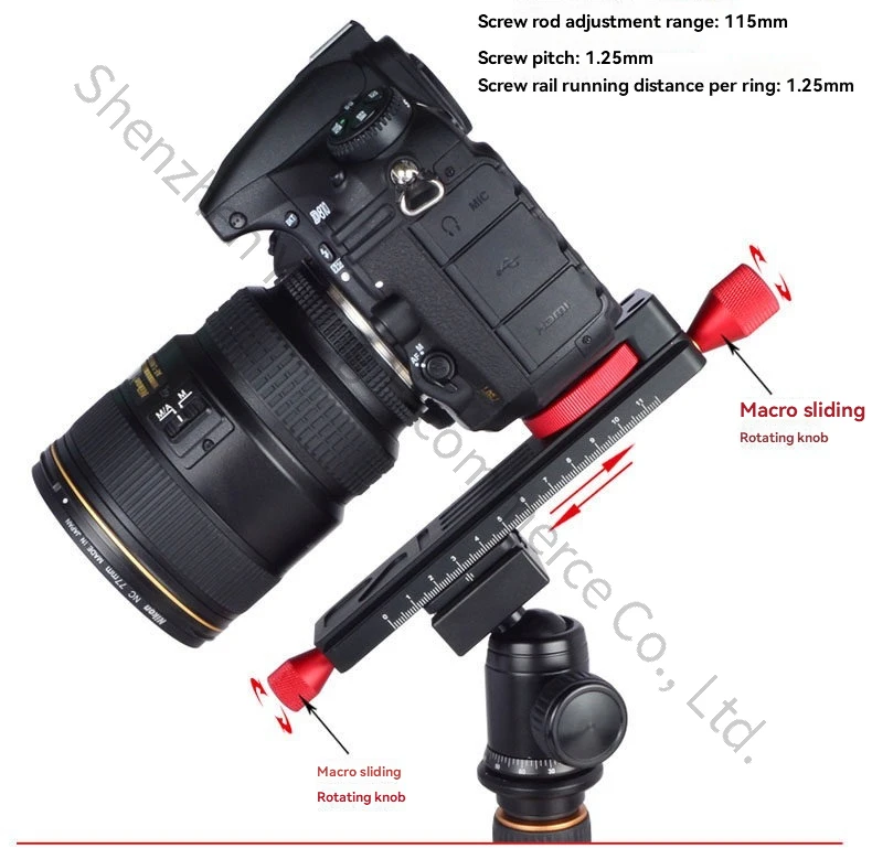 Mini Macro Photography Rail Slider Tabletop Portable Slide for Camera Macro Time-lapse Photography ARCA SWISS