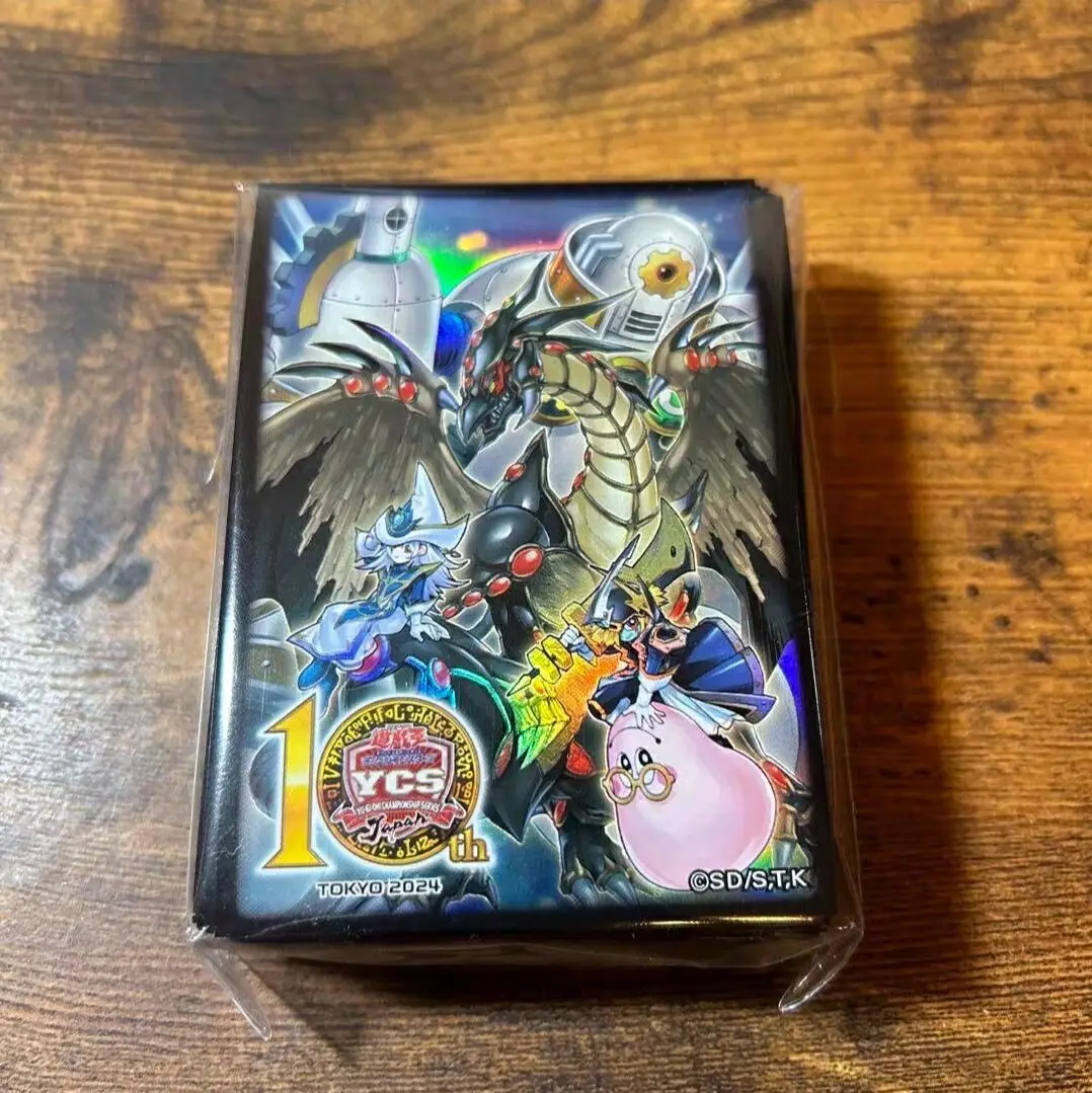 100Pcs Yugioh KONAMI Duel Monsters Shining Sarcophagus Tokyo YCSJ Limited Official Collection Sealed Card Protector Sleeves