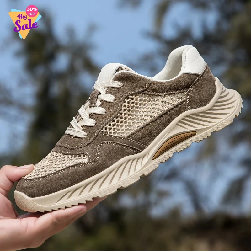 

Легкая повседневная обувь, уличные кроссовки, мужская дышащая спортивная обувь, новая модная трекинговая обувь, прогулочная обувь, кроссовки