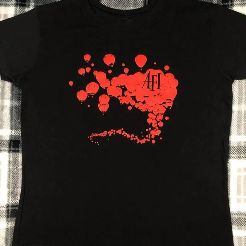 

Короткая футболка Afi Band A Fire Inside Rock, хлопок, все размеры Al312