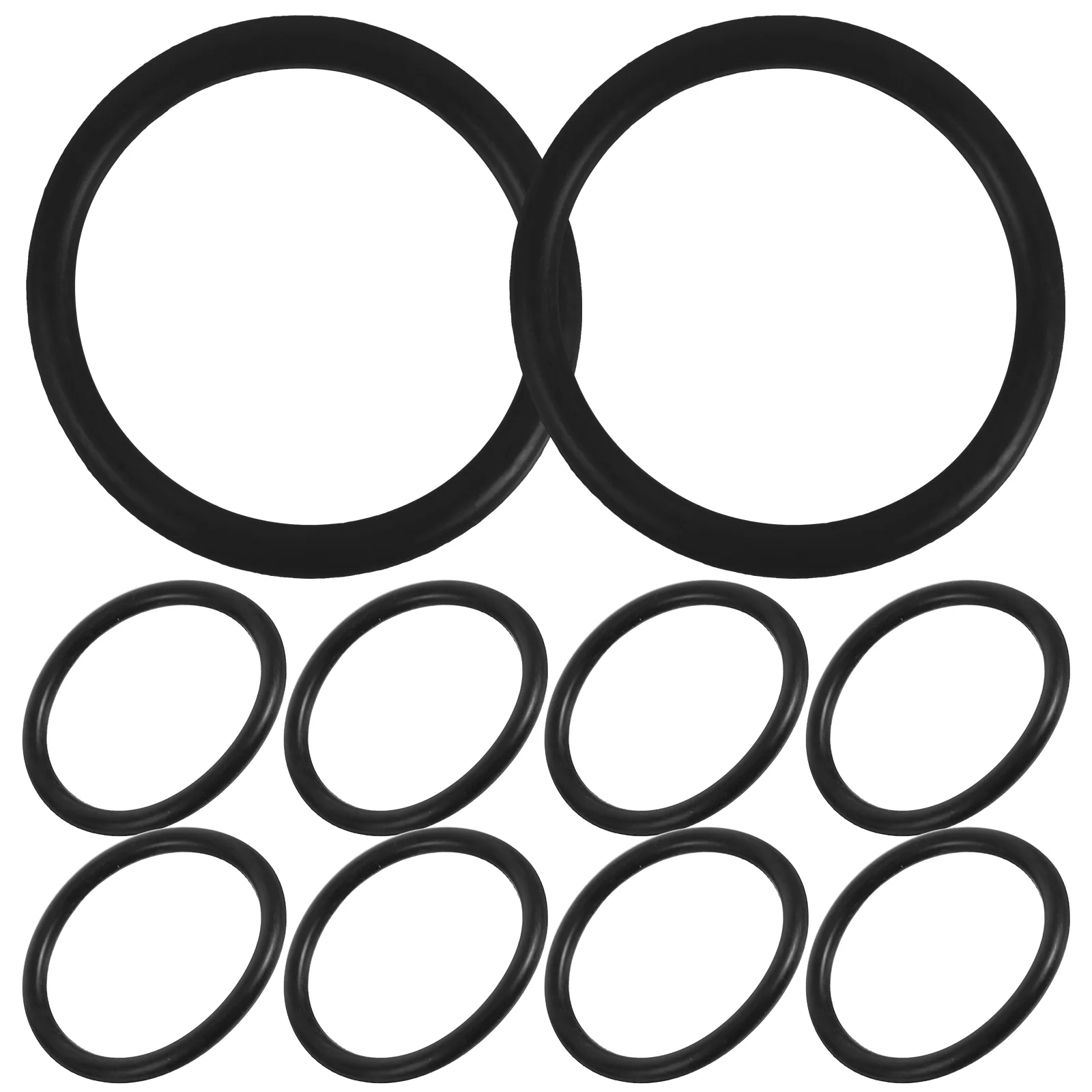 10 Pcs Lid Seal Ring Food Jar Seals Iron Barrel Rubber Replacement Sealing Rings