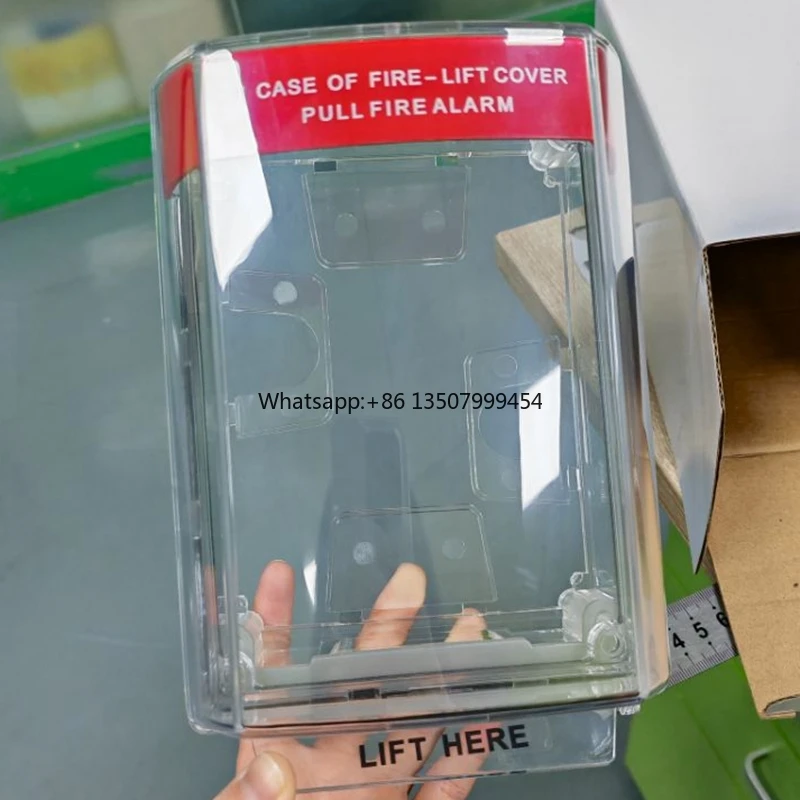 

IP67 Manual Call Point Pull Station Protective Cover Waterproof Cover With Sounder Alarm Output