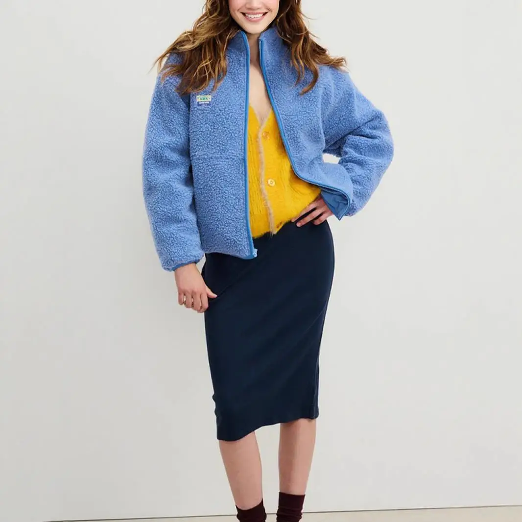 เสื้อแจ็คเก็ตผ้าฝ้ายสำหรับผู้หญิง สไตล์ลำลองย้อนยุค ใส่สบาย บุซับในอย่างดี เหมาะสำหรับฤดูใบไม้ร่วงและฤดูหนาว...