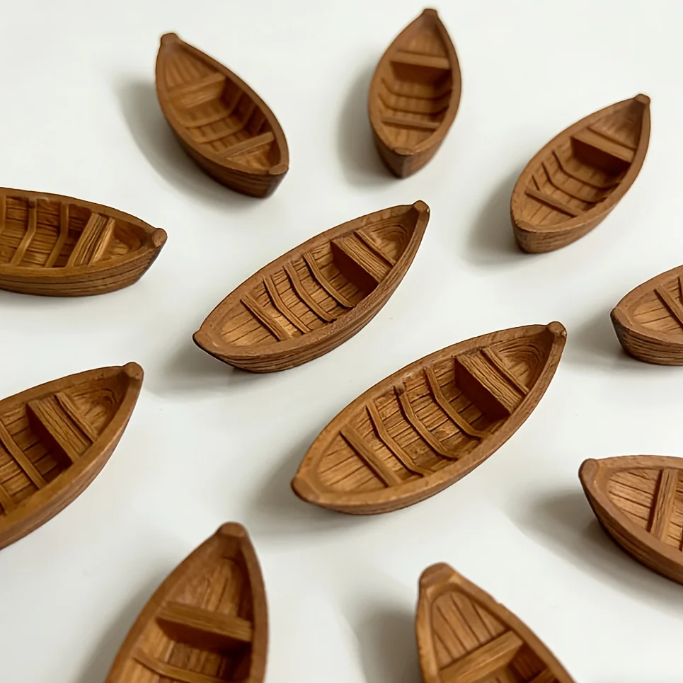 Simulated Small Boats- Resin Material,Capable of Floating,Decorative Ornaments for Aquariums,Fish Tanks,Swimming Pools