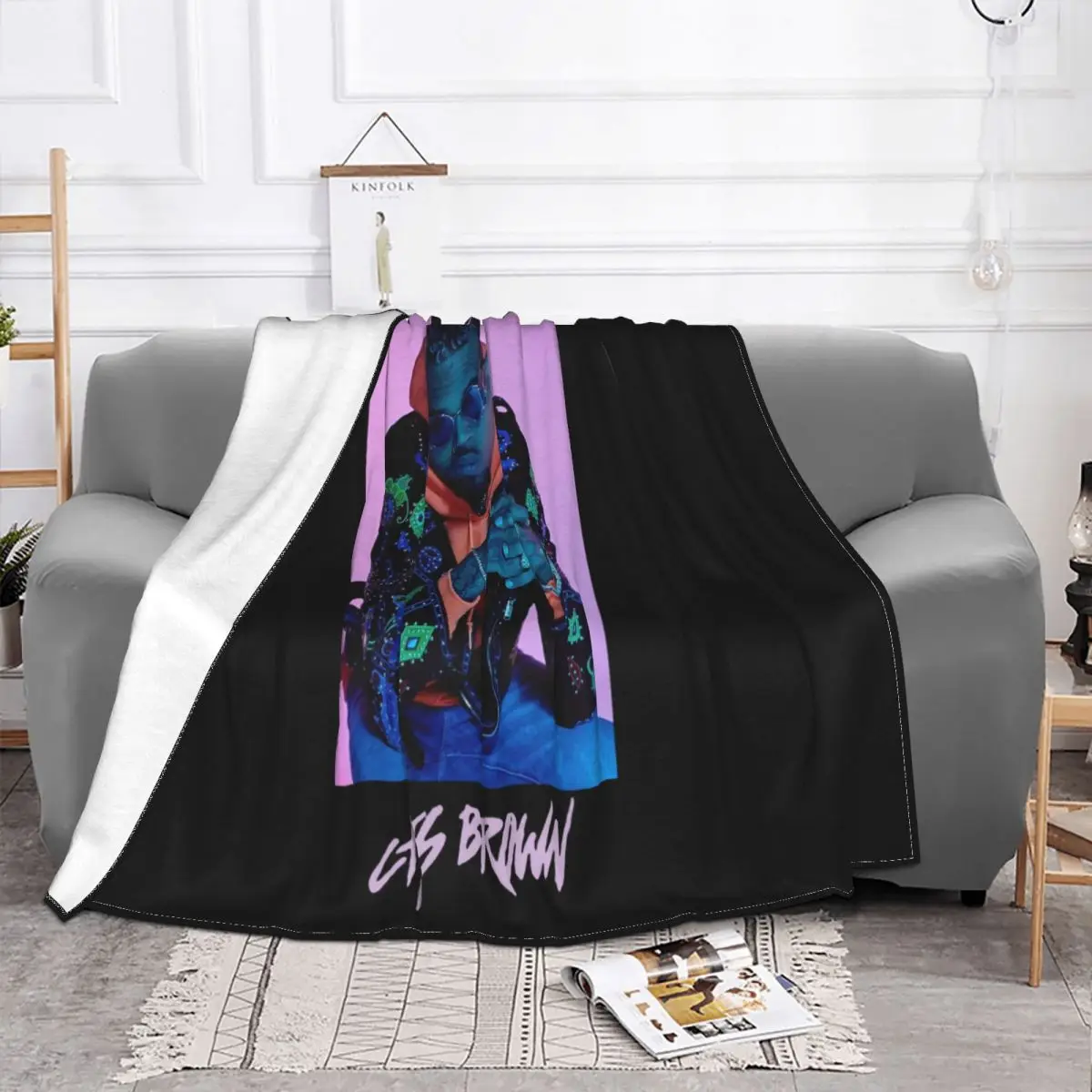 Chris Brown Chris Brown Breezy Chris Breezy Artist 2021 Latest Game Family Plus Size Womens Throw Blanket