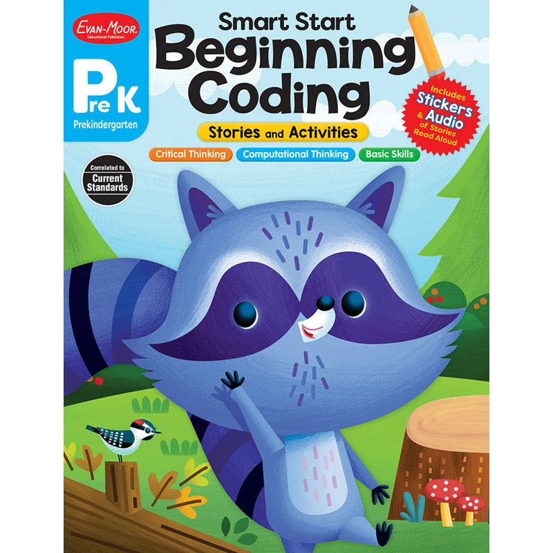Smart Start Beginning Coding Grade PreK EvanMoor EvanMoor 9781645141532 Book