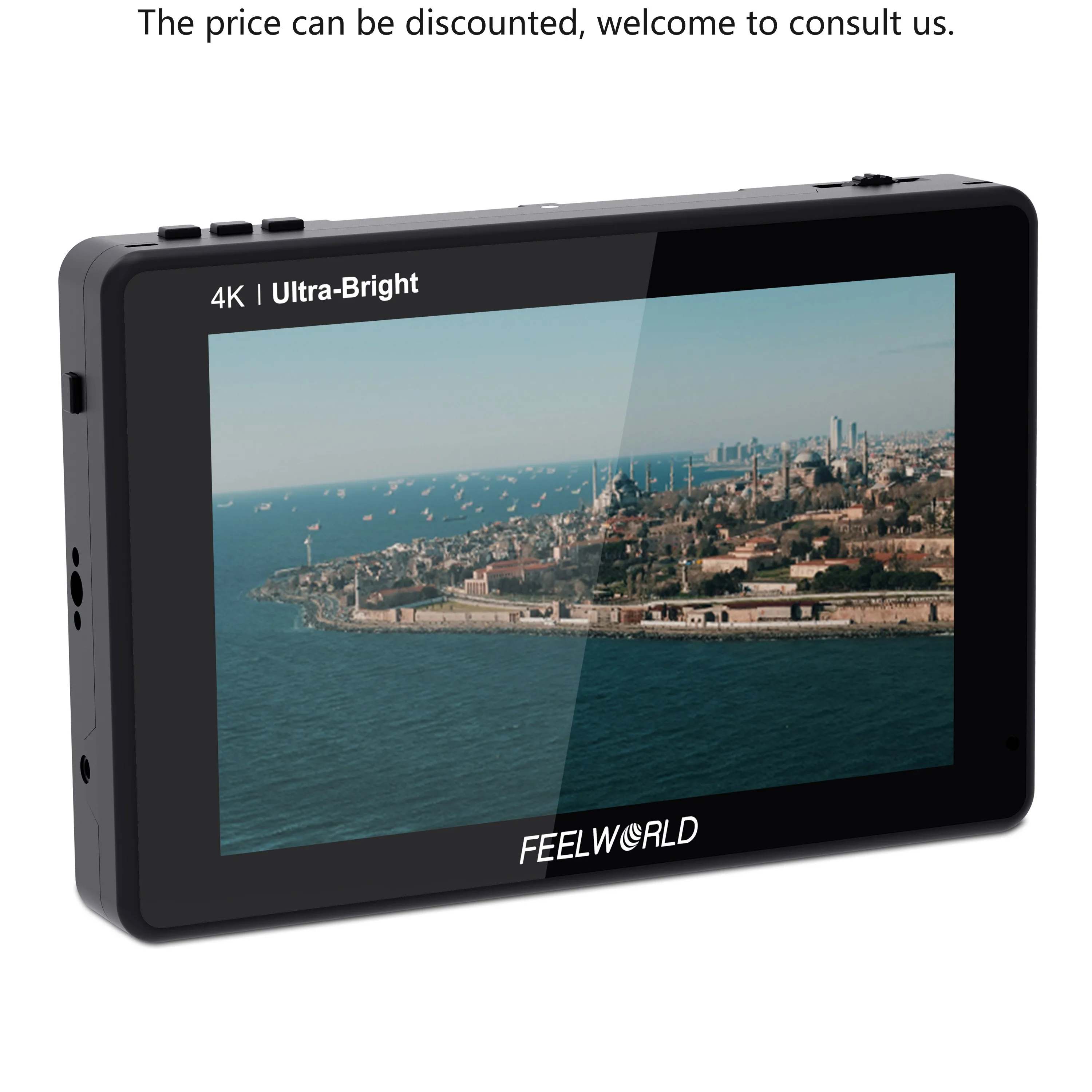 

FEELWORLD LUT7 Manufacturer Direct 7 Inch Professional Camera Field Monitor, 4K HDMI Input Output, High Bright 2200nits IPS Bulk