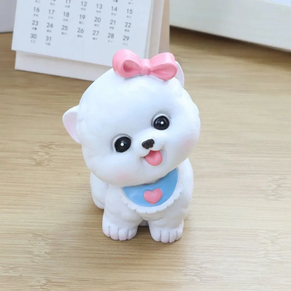 Pomeranian Dog Silicone Mold DIY Epoxy Resin Plaster Pet Memorial Figurine Mold Cute Puppy Desk Decor