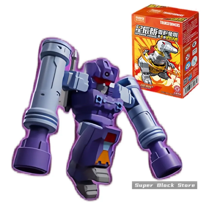 BLOKEES Defenoer Version 4th Transformers Building Block Man Assembly Toys Grimlock Rodimus Prime Megatron Model Collecting Gift image 3