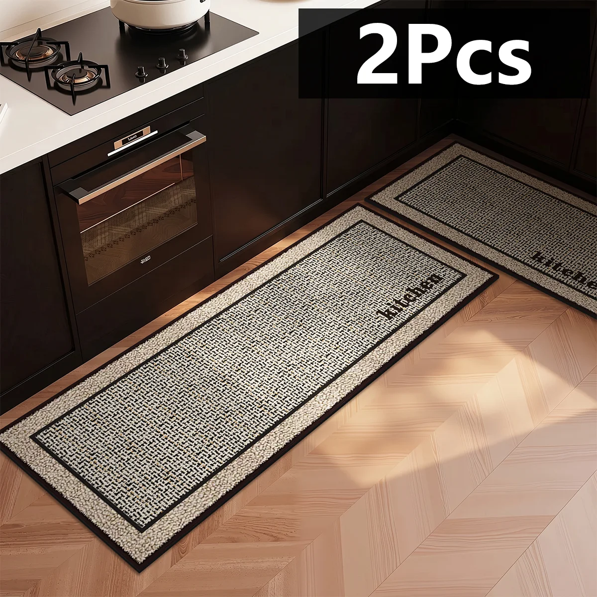 Long strip kitchen floor mat diatomaceous earth printed absorbent mat simple non-slip floor mat door mat bathroom mat
