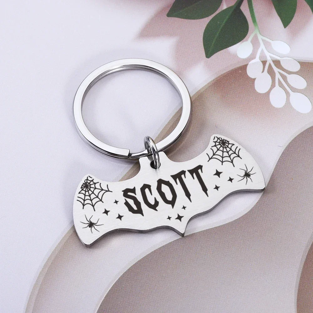 Personalized Dog Cat ID Tag Halloween Bat Free Engraving Name Number Anti-lost Collar Custom Pet ID Tag for Puppy Accessories