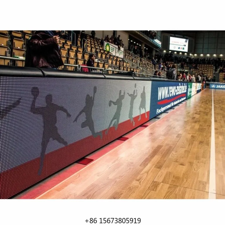 

Sports Basketball Football Soccer Led Video Wall Panel P6 P8 P10 10mm Stadium Perimeter Advertising Led Display Screen
