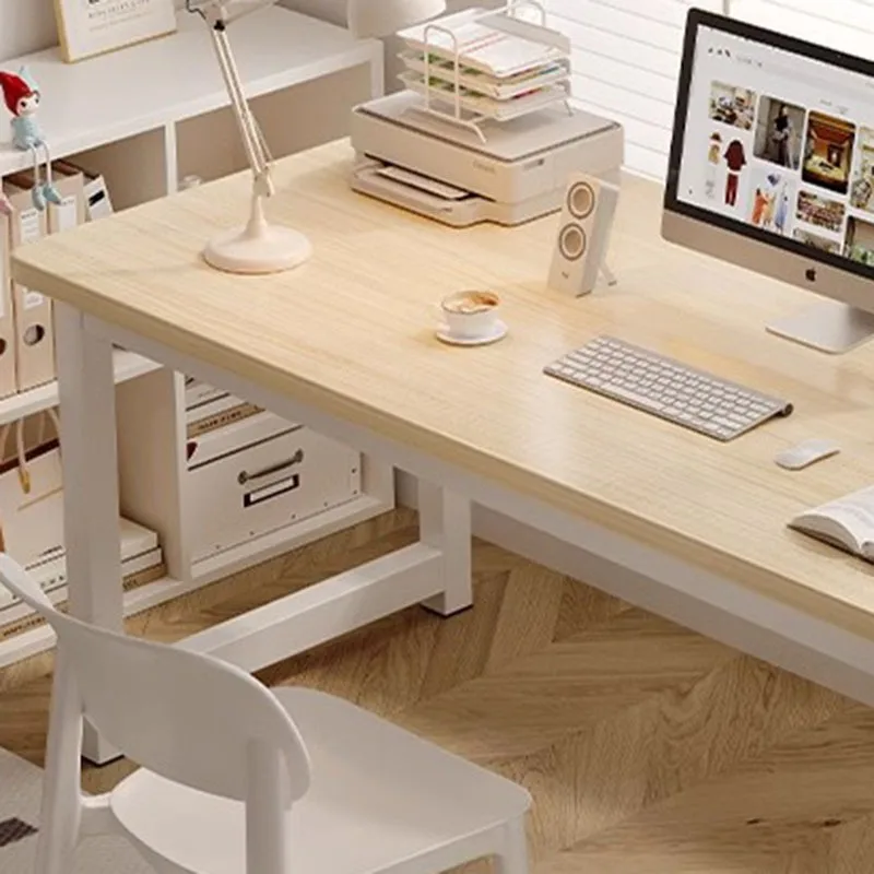 Writing Desk Computer Drawers Shelf Work Appoint Office Desks Corner Monitor Table Scrivania Gaming Grande Wood Furniture