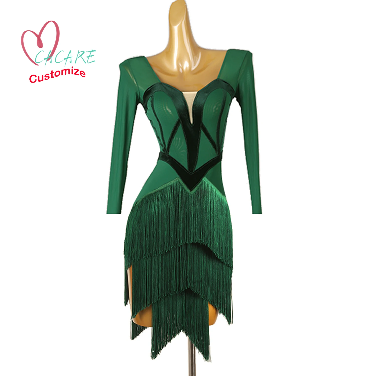 

Latin Dance Dress 2024 Fringe Dress Standard Woman Dance Dress Outfit Latin Competition Dress Women Adult Woman Costume 2993